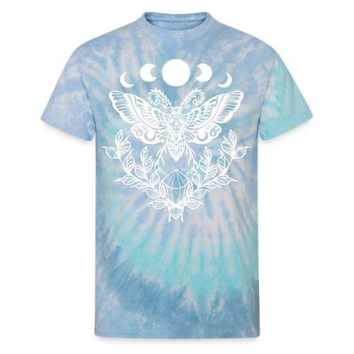 Lunar Moth Cycle - Unisex Tie Dye T-Shirt