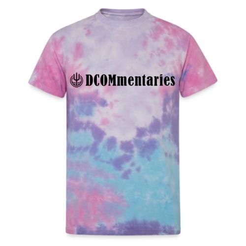 DCOMmentaries Podcast Logo - Unisex Tie Dye T-Shirt