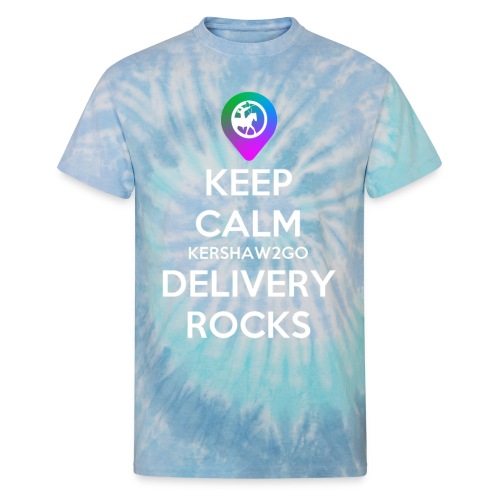Keep Calm KC2Go Delivery Rocks - Unisex Tie Dye T-Shirt