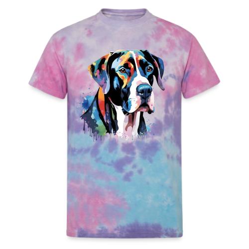 Tank - the Great Dane - Unisex Tie Dye T-Shirt