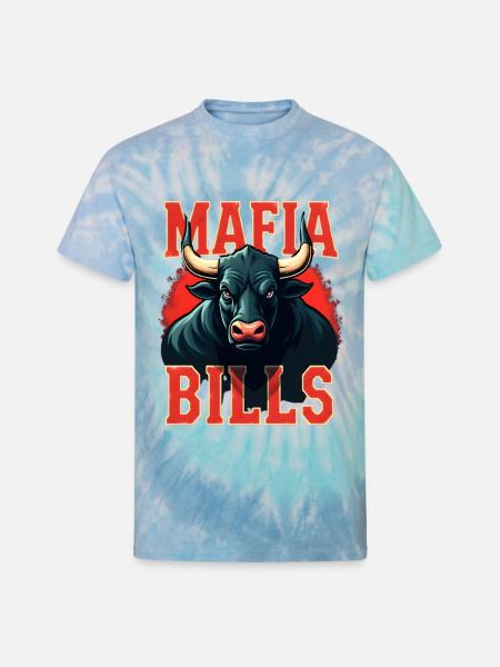 Mafia Bills - Unisex Tie Dye T-Shirt - blue lagoon
