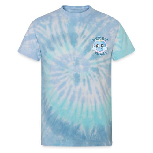 Berry Nice! Cute Blueberry Thumbs Up - Unisex Tie Dye T-Shirt