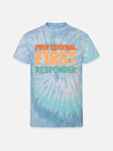 Emt Paramedic - Unisex Tie Dye T-Shirt - blue lagoon