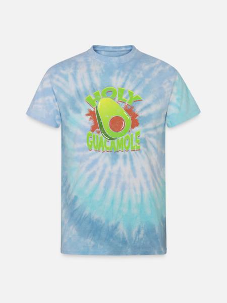 Holy guacamole - Avocado - Unisex Tie Dye T-Shirt - blue lagoon