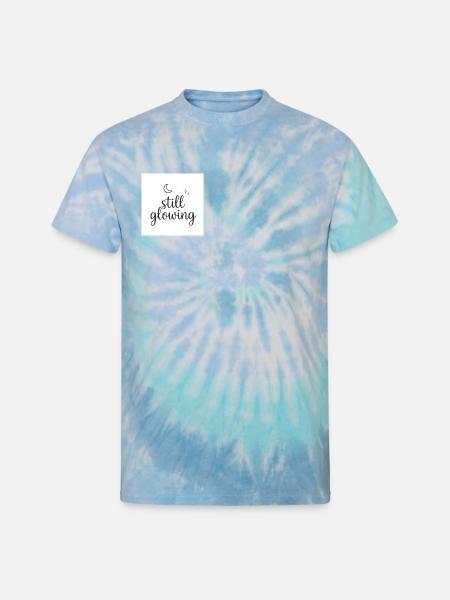 Still Glowing - Unisex Tie Dye T-Shirt - blue lagoon