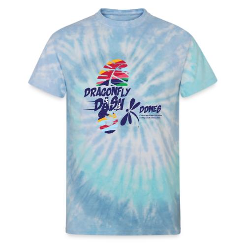 Official Dragonfly Dash Volunteer - Tshirt - Unisex Tie Dye T-Shirt