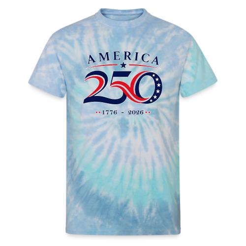 Celebrate America 250 ! 1776 - 2026 - Unisex Tie Dye T-Shirt