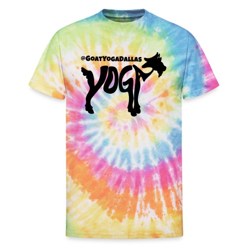 Goat Yoga Dallas - Unisex Tie Dye T-Shirt