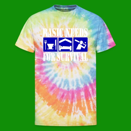 Softball/Baseball Basic Needs - Unisex Tie Dye T-Shirt