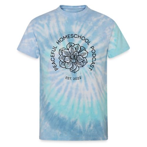 Peaceful Homeschool Podcast - T-shirt tie-dye pour hommes et femmes