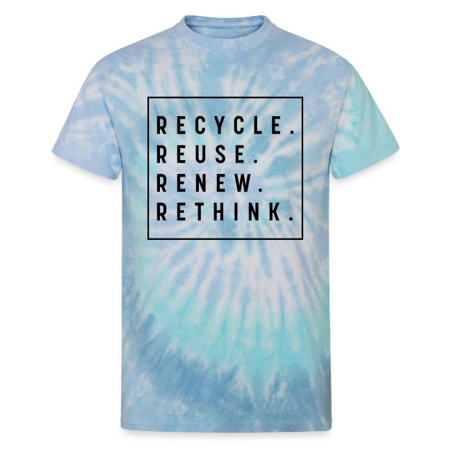RECYCLE REUSE RENEW RETHINK