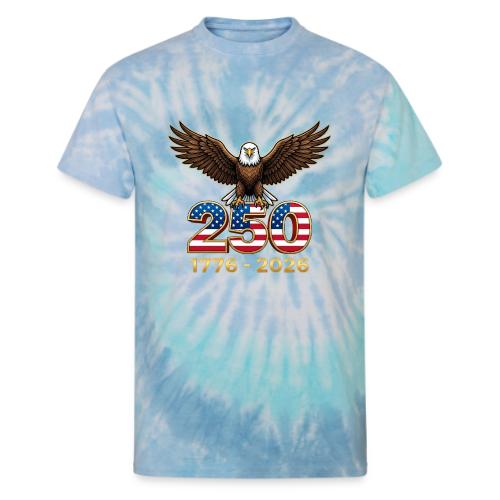 Eagle 250th Anniversary 1776-2026 - Unisex Tie Dye T-Shirt