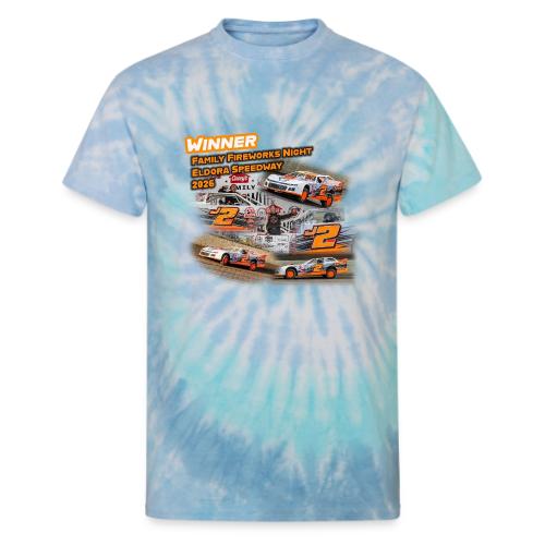 Rob Trent Eldora Speedway FFN#1 Design 2 - Unisex Tie Dye T-Shirt