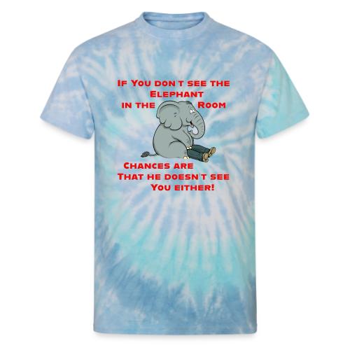 Elephant in the Room Meme - Unisex Tie Dye T-Shirt