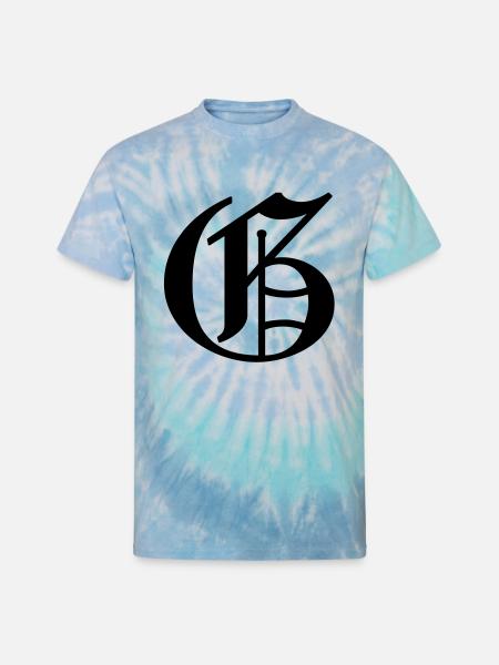 Olde English G - Unisex Tie Dye T-Shirt - blue lagoon