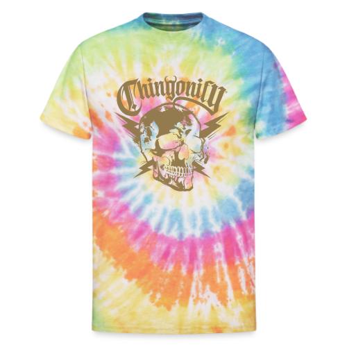 CHINGONIFY CALAVERA 2025 GOLD - Unisex Tie Dye T-Shirt