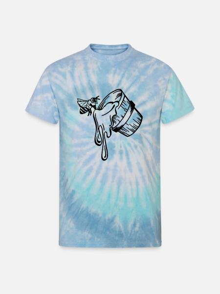 honey bucket - Unisex Tie Dye T-Shirt - blue lagoon