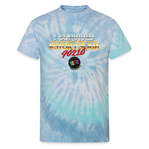 Storyslam Shirt 90210 Transparent 01 - Unisex Tie Dye T-Shirt