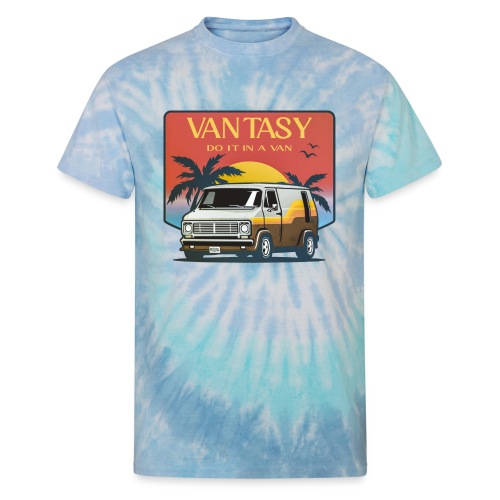 Vantasy - Unisex Tie Dye T-Shirt