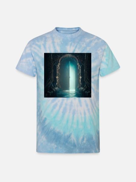 Secret gate - Unisex Tie Dye T-Shirt - blue lagoon