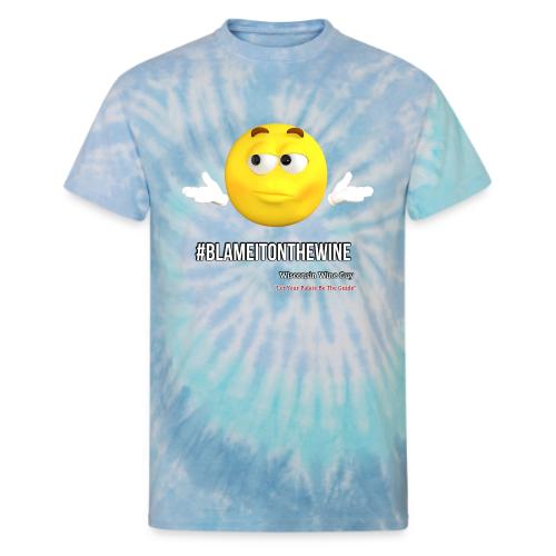 BLAME IT ON THE WINE Wine Gear - Unisex Tie Dye T-Shirt