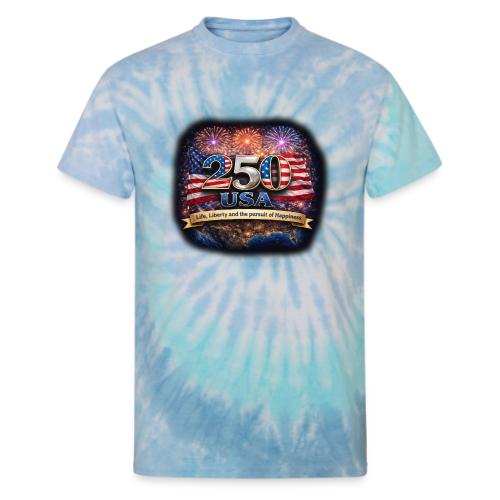 USA 250th Celebration - Unisex Tie Dye T-Shirt