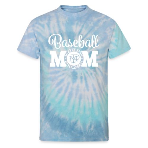 MPLL Baseball Mom Graphic White - Unisex Tie Dye T-Shirt