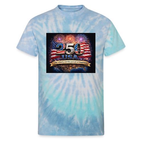 USA 250th Celebration - Unisex Tie Dye T-Shirt