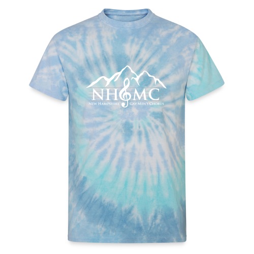 NHGMC Logo White - Unisex Tie Dye T-Shirt