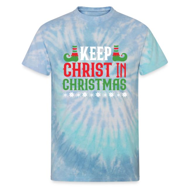 Keep CHRIST in CHRISTMAS T-shirt design