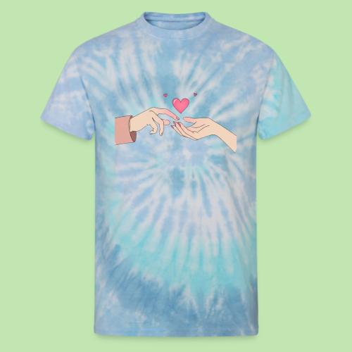 Valentine’s Touch - Unisex Tie Dye T-Shirt