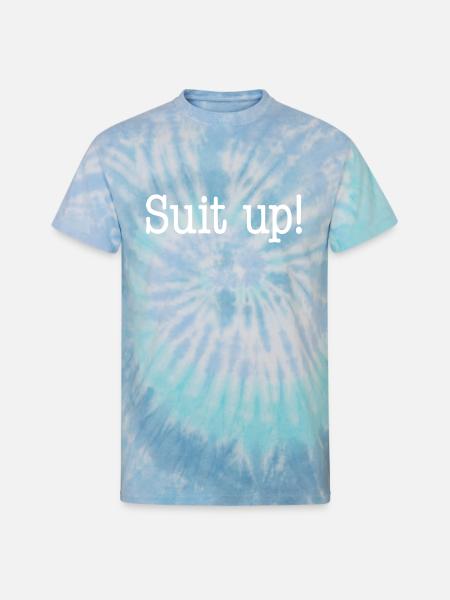 Suit up - Unisex Tie Dye T-Shirt - blue lagoon