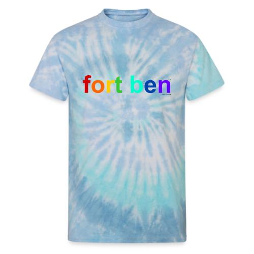 fort ben multi - Unisex Tie Dye T-Shirt