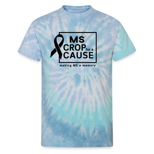 Black Square Logo - Unisex Tie Dye T-Shirt