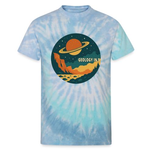 Geology in 5 Saturn's Rings - Unisex Tie Dye T-Shirt