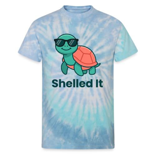 Funny Turtle Sunglasses Shelled It Cute Gift - Unisex Tie Dye T-Shirt