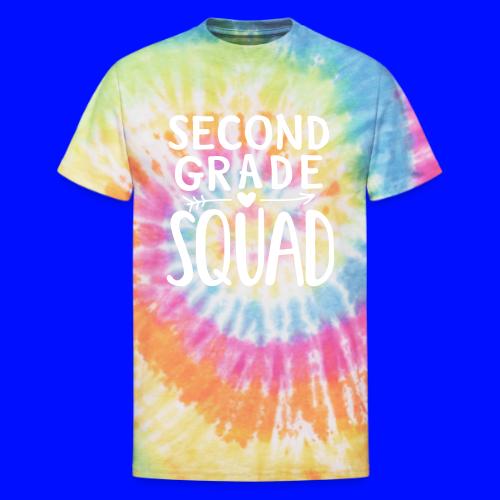 Second Grade Squad Teacher Team T-Shirts - Unisex Tie Dye T-Shirt