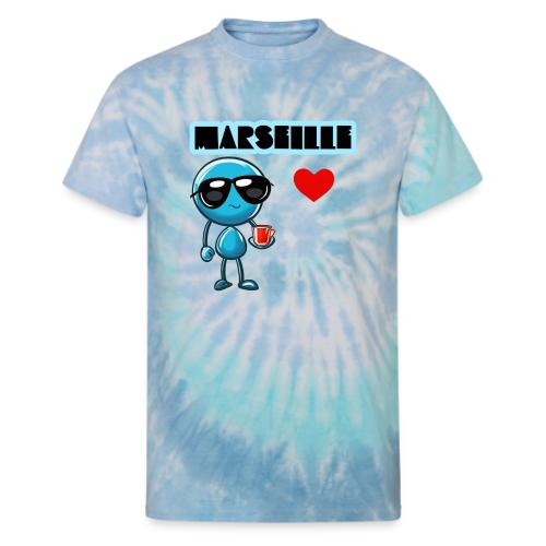 Smoon City_Marseille - Unisex Tie Dye T-Shirt