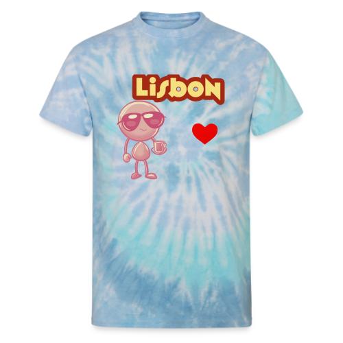 Smoon City_Lisbon - Unisex Tie Dye T-Shirt