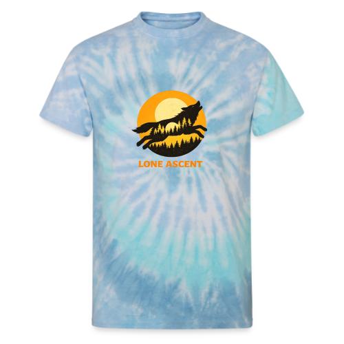 Lone Ascent Wolf - Unisex Tie Dye T-Shirt