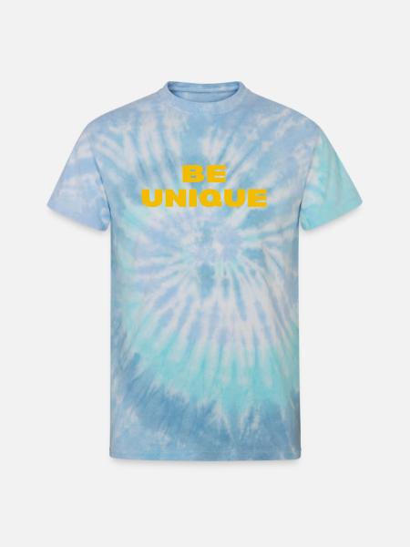 Be unique - Unisex Tie Dye T-Shirt - blue lagoon