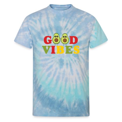 GOOD VIBES Avocado Style - Unisex Tie Dye T-Shirt