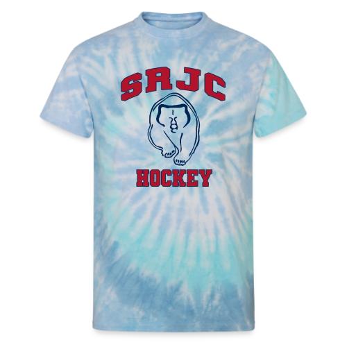 SRJC Hockey Classic Navy Stroke 2.0 - Unisex Tie Dye T-Shirt