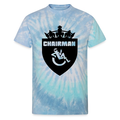 Chairman design for male wheelchair users - Unisex Tie Dye T-Shirt