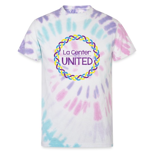 La Center United Logo - Unisex Tie Dye T-Shirt