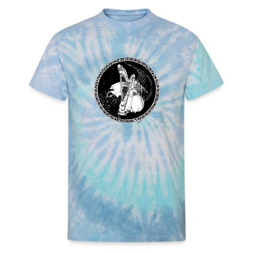 Celestial Harpist - Unisex Tie Dye T-Shirt