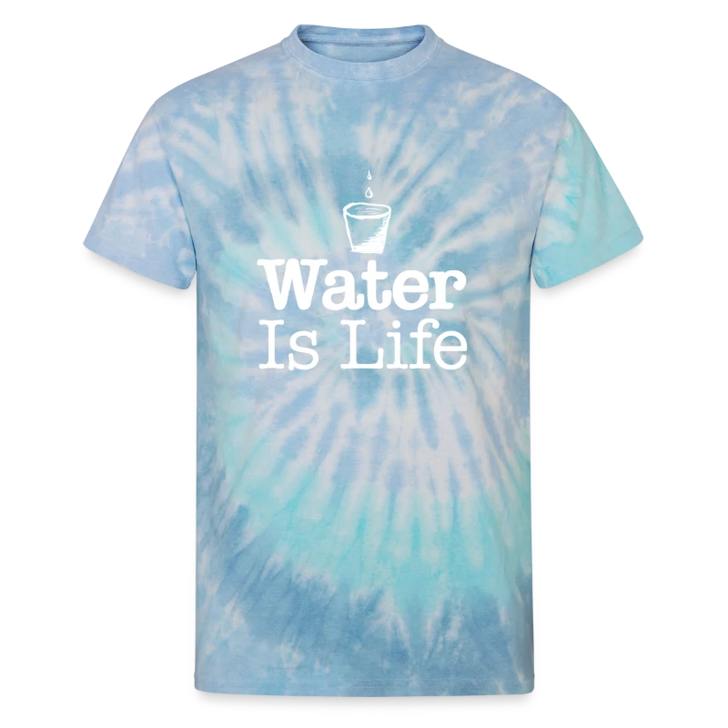 water Is Life W - Unisex Tie Dye T-Shirt