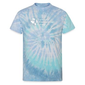 Forward observations group Crye fog night vision - Unisex Tie Dye T-Shirt - blue lagoon - Front