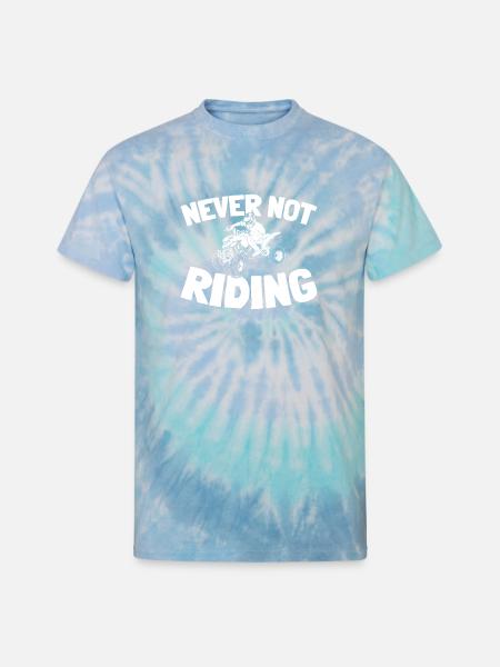 Quad Bike - Unisex Tie Dye T-Shirt - blue lagoon