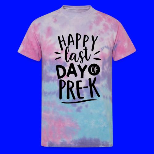 Happy Last Day of Pre-K Teacher T-Shirt - Unisex Tie Dye T-Shirt